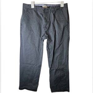 🎁 St John's Bay Classic Fit Pants Men's 34x29 Gray Casual Worry Free Chino